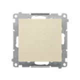 Simon 55 Przycisk zwierny pojedynczy rozwierny bez piktogramu szybkozłączka Szampański mat