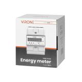 3-fazowy wskaźnik zużycia energii elektrycznej, 80A, 3 moduły, DIN TH-35mm EM-3 ORNO