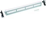 Patch Panel 24M Keystone bez modułów szyna TS lub płyta montażowa FZ24MK HAGER