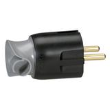 WTYCZKA 2P+Z - 16A - PLASTIKOWA - CZARNA - OBROTOWA, Legrand