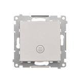 Simon 55 Łącznik schodowy z podświetleniem LED podświetlenie jakW łączniku pojedynczym szybkozłączka Aluminium mat TW6L.01/X/143 KONTAKT