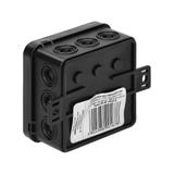 Puszka n/t CLICK IP54 12 przepustów kablowych 75x75x41mm czarny OR-JB-13802/B ORNO