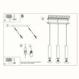 Sollux Lampa wisząca LINO 3L SL.0638