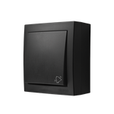 Simon Aquaclick Przycisk dzwonek 10AX 250V zaciski śrubowe, czarny