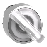Harmony XB4 Przełącznik 2 położeniowy LED biały metalowy ZB4BK1213 Schneider