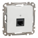 Sedna Design & Elements, gniazdo komputerowe RJ45 kat.6 UTP, białe
