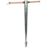 Uziom rurowy roboczy ze świdrem, dł. 1000 mm, St/tZn