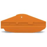 ścianka końcowa pomarańczowa