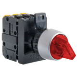 2-POŁ ŁĄCZNIK POKR CZER. 1 ZW PODŚWIETL. PIERŚCIEŃ NIKLOWANY