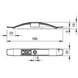 2034/F, KLAMRY KABLOWE 2034/F
