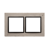 Simon 54 Nature Ramka 2-krotna Nature-Beton FUNDA MENTE IP20/IP44* (*IP44-należy zastosować zestaw uszczelek DUN2) DRN2/93 KONTAKT