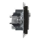 SUNO - Gniazdo TV-R-SAT przelotowe 14 dB, Czarny, Legrand