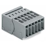 X-COM wtyk 6-biegunowy szary raster 5 mm /50szt./ WAGO