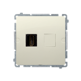 Simon Basic Gniazdo HDMI pojedyncze beż BMGHDMI.01/12 KONTAKT