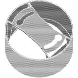 Ramka do oprawy LED DOWNLIGHT IP44 FRAME DN 90 WT 4058075709881 LEDVANCE