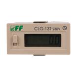 LICZNIK CZASU PRACY Z PRZYCISKIEM RESET, NAPIĘCIE WEJŚCIA LICZĄCEGO=110-230VAC/DC, PANELOWY