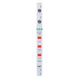 Lampka kontrolna zasilania z zabezpieczeniem 1/3S 3xLED CZERWONA LK-BZ-703R F&F