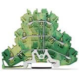 TOPJOBS złączka 3-piętrowa 2,5 mm2 żółto-zielona