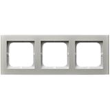 SONATA Ramka potrójna - kolor srebro mat