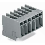 X-COM gniazdo pinowe 2-torowe szare raster 5 mm