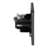 Hermetyczne gniazdo elektryczne, IP44, 1x2P+Z(Schuko), czarne OR-AE-1397(GS)/B ORNO