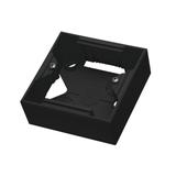 Puszka instalacyjna do serii As pojedyncza - kolor czarny metalik