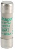 Wkładka bezpiecznikowa cylindryczna CH-10 10x38mm aM 25A 400VAC LF325M HAGER