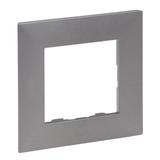 Niloe Step - ramka pojedyncza 1x- kolor stalowy, Legrand