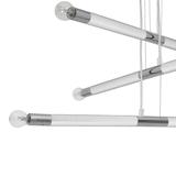 Milagro lampa wisząca Bastone 6xE14 biała/chrom MLP6568