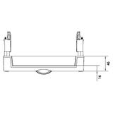 univers N Blok pusty 300x250mm UD21F1 HAGER