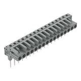 MCS-MIDI Classic gniazdo kątowe 16-bieg. szare raster 5 mm /25szt./ WAGO