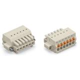 MCS-MINI gniazdo 5-bieg. jasnoszare raster 3,5 mm /50szt./ WAGO