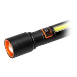 Latarka LED, 270/105lm, 1200mAh, przecinak do pasów, młotek bezpieczeństwa