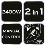 Nagrzewnica i wentylator, 2 w 1, moc 2400W, model manualny