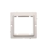 Simon Basic Adapter (przejściówka) na osprzęt standardu 45 × 45 mm. Montaż do puszki na wkręty biały BMA45/11 KONTAKT