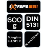 Siekiera 600g, trzonek z włókna szklanego