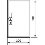 univers Obudowa FW pusta IP44 kl.II 500x300x160 FWB31D HAGER