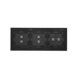 Simon 54 Touch Panel dotykowy S54 Touch 3 moduły 2 pola dotykowe poziome + 2 pola dotykowe pionowe + 2 pola dotykowe pionowe zastygła lawa DSTR3233/73 KONTAKT