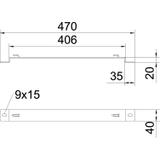 DBLG 20/400, UCHWYT DYSTANSOWY DBL G 20/400