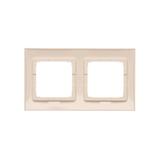Simon 54 Premium Ramka 2-krotna PREMIUM IP20 / IP44 kremowy DR2/41 KONTAKT