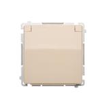 Simon Basic Gniazdo wtyczkowe Schuko do wersji IP44 z przesłonami 16A 250Vzaciski śrubowe beż BMGSZ1BZ.01/12 BMGSz1Bz.01/12 KONTAKT