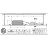 Oprawa DOWNLIGHT UGR19 DN155 PFM 14W 830 DALI WT