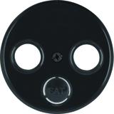 BERKER R.X Płytka czołowa do gniazda antracytowego 2- i 3-wyj. cz 12032045 HAGER