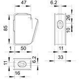 2031 M 30 V4A, OBEJMY OBO GRIP 2031/30 V4A