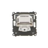 Simon 55 WMDW-001112-116 Gniazdo wtyczkowe z zintegrowaną ładowarką 2xUSB A (moduł), 2.1 A, 5 V DC, TGZ1ZUSB2AA.01/116 KONTAKT