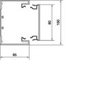 tehalit.BRP Kanał PVC podstawa 65x100, biały