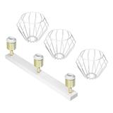 Waya 3P E27, oprawa ścienno-sufitowa, max. 3x60W, biała, listwa