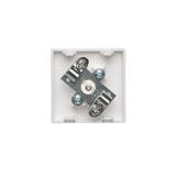 Simon Connect Płytka K45 gn. TV męskie 45x45mm + wkład czysta biel K120A/9 KONTAKT