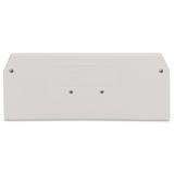 ścianka końcowa jasnoszara