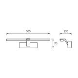 Oprawa dekoracyjna SMD LED LIMBA LED 11W WHITE CCT 04575 IDEUS